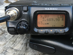 FT-817 a popular QRP transceiver