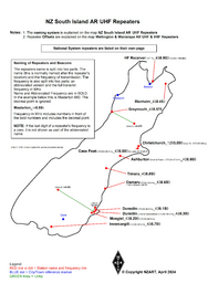 South Island UHF Map